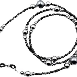 the style sutra Luxury Men Women Kids Pearl Neck Cord Eyewear Eyeglasses Rope Holder Strap Black | Fashion Jewelry | Eyeglass Chains & Holders-picture-45