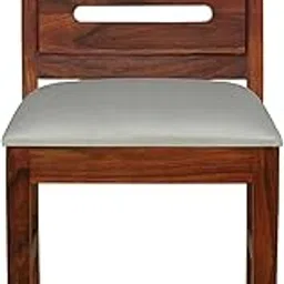 ANUBHAV HANDICRAFTS Solid Sheesham Wood Dining Chair with Cushion for Dining Room Home Office Wooden Study Chairs for Students Garden Outdoor Dining Room Furniture (Classic Honey Finish)-picture-21