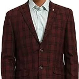 cantabil Men's Colour Checkered Winter Wear Smart Fit Blazer (P_MBZF00120)-picture-16
