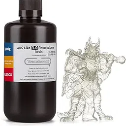 ELEGOO ABS-Like 3D Resin for LCD 3D Printer Resin, UV 405nm Curing ABS Resin Fast Photopolymer, ABS Resin 3D Printer with Low Shrinkage, 1000g Transparent 3.0-image-31