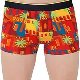 bummer Printed Micro Modal Trunks Underwear for Men – Ultra Soft & Breathable, 3 Times Softer Than Cotton, Anti-Bacterial, Stretchable for Ultimate Comfort & Style, Pack of 1 (A Shark Tank Product)-picture-40