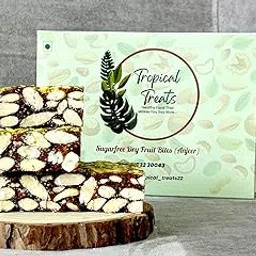 TROPICAL TREATS Sugarfree Dryfruit Barfi/Anjeer Dry Fruit Barfi/Fig Barfi/Dryfruit Punch/Sugarfree Barfi/Dry Fruit Mithai (500Gram)-picture-43