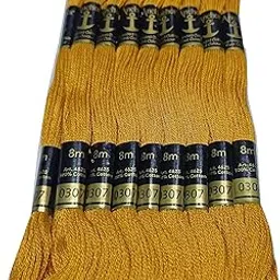 ABN EXPORTS Anchor Hand Embroidery Cross Stitch Floss Thread Sewing Skeins Yarn DN NO. 307-picture-28