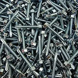 (400) Hex Washer Head #12 x 1-1/2 Self-Drilling #3 Tek Screw IHW-picture-18