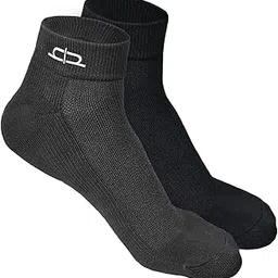 Socks for Men Solid Ankle Length Cotton Socks-picture-48