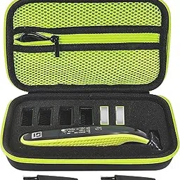 Trimmer Case Compatible with Philips Norelco OneBlade QP2520, QP2530, QP2570, QP2620, QP2630 Shaver - Hard EVA Travel Storage Bag with Cleaning Brush, Shaver Organizer for Accessories-picture-31