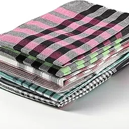 Kuber Industries Pack of 6 Cotton Kitchen Cloth/Napkins | Fridge, Kitchen Cleaning & Checkered Roti Napkins | 19x19 Inches - Multicolour-picture-29