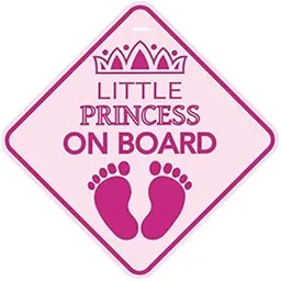 CVANU Little Princess ON Board Safty Windows Car Sticker (Pack of 2) CV-131-image-50