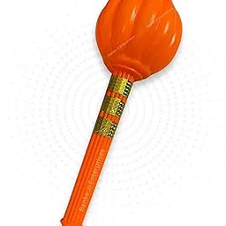 Banke Ji Plastic Bheem Gada Toy Kids Dussehra Festival Toys Hanuman Gada, Orange, for Boys & Girls Age 3+ | Heavy Plastic Material | Battle Toys-picture-19