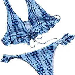 bnf Women Ruffle Bikini Set Swimsuit Bathing Suit Swimwear Push Up Bra Set 3XL-Clothing, Shoes & Accessories - Womens Clothing - Swimwear-picture-24