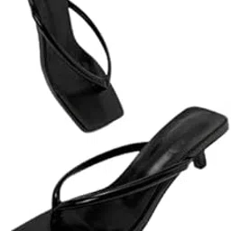 Uunda Fashion Women's Block Heel Black Sandal Uses for Office, Business, Function-picture-24