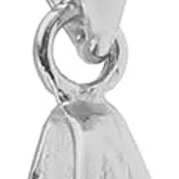 925 Sterling Silver Pinch Clip Bail Clasp Charm Bead Pendant Connector 4.5mm | 1 Piece Pendant Bail Pinch-picture-46