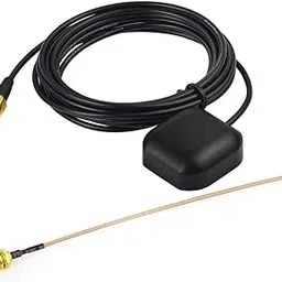 NISTECH 28dbI GPS Standard Indoor Auto Car Antenna 3Mtr. + RG178 Cable SMA Female to UFL 15 cm-picture-20