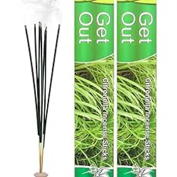 Aromatika Get Out 240 Mosquito Repellent Incense Sticks, Natural and Herbal Citronella Agarbatti Pack | Machar Agarbatti | Anti- Mosquito | Burn Time- 45 mins Approx-image-86
