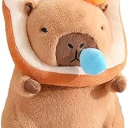 bnf Plush Capybara Doll with Pullable Snot Bubbles Capybara Stuffed Toy for Kids Bread D Baby | Toys for Baby | Plush Baby Toys-picture-25