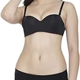 PrettyCat Women Lightly Padded Balconette Bra Panty Set-image-50