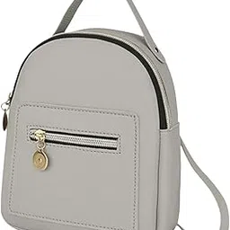 Women Mini Backpack Simple Lightweight Shoulder Bag For Girls College Female Gray | Womens Handbags & Bags-image-4