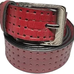 mahdiya Men's Leather Belt Fit Causal Look | Genuine Leather | Buckle Durable Heavy Duty |Suits, Jeans, Uniform |Size Fit 38-40-42 inch-picture-24