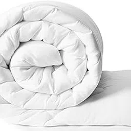 Heart Home Reversible Single Bed King Size Comforter/Duvet for Winters; Color - White, 230 x 150 Cm CTHH8091-image-67