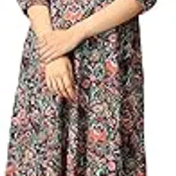 the mom store Maternity Knee Length Dress | Georgette | Feeding Zippers/Snap Buttons | Nursing | Casual Dress | Pre and Post Pregnancy | Solid | Color - Red |-picture-24