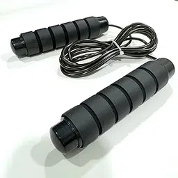 Tennex Jump Rope T-444 Black for Men and Women | Adjustable Skipping Rope | Foam Handle-picture-23