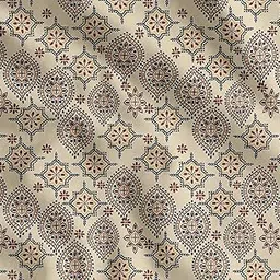 Cotton Cambric Fabric by Soimoi - Geometric Pattern- 56" Wide Soft Breathable Fabric by 2 Meter for Kurtas, Linings, Blouses, Baby Clothes, Quilting - Ivory-picture-20