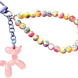 Phone Charms for girls – Kawaii Beaded Keychain for Mobile, Bags, Earbuds, Bottles – Balloon Dog & Hello Kitty Style – Trending Cute Accessories-picture-31