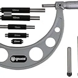 YUZUKI Adjustable Outside Micrometer 0-150mm-image-0