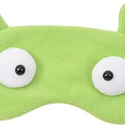 MERISHOPP Funny Sleeping Eye Mask Comfort Cute Sleep Mask for Girls Boys Women Men Nap Green-picture-10