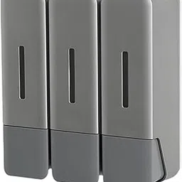 Wall Mounted Soap Dispenser Hand Wash Soap Dispenser for Home Office Kitchen Gray-image-9