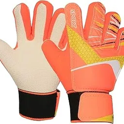 Bnf® Kids Football Goalkeeper Gloves Boys and Girls Sports Supplies Goalie Gloves Orange| Sporting Goods | Team Sports | Soccer | Clothing, Shoes & Accessories | Gloves'-picture-10