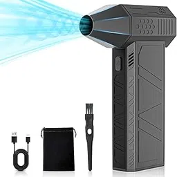 chonomai Electric Air Duster - Turbojet Fan With 3 Stage Wind Adjustment, 52m/s Turbo Speed, 130,000 RPM - Rechargeable, Compact, Cordless Blower-picture-34