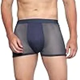 krisheet Men's Ace Breathable Pouch Micro Modal Regular Fit Solid Antimicrobial Trunks Active Trunk - Anti Odor, Anti Microbial, Comfortable Underwear for Everyday-picture-11