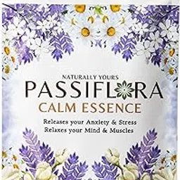 Passiflora Calm Essence Herb Tea | 100% Natural Herbal Tea Blend for Stress Relief & Relaxation | Lavender Chamomile Blue-Pea Ashwagandha Lemon-Balm Blend | 30+ Servings-picture-50