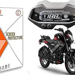 Protectorwala Compatible For BAJAJ PULSAR NS200 NS125 NS160 2024 Digital Display Speedometer Screen Guard Protector Accessories image 1
