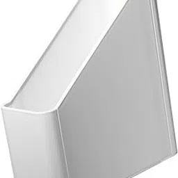 ATORSE Magazine Holder Rack Office Supplies File Holder for Documents Office School White-picture-17