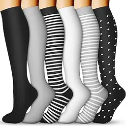 Compression Socks for Women & Men 15-20 mmHg, Best Medical, Nursing, for Running, Athletic, Edema, Diabetic, Travel-picture-56