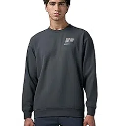 technosport Men's Regular Fit Polyester Crew Neck Full Sleeve Graphic Print Sweatshirt with Elastoplus, Quick Dry-picture-11