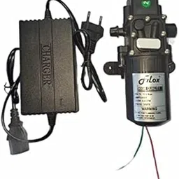 Filox 12V DC Water Pump - High Flow Self-Priming Diaphragm Pump for RVs, Boats & Garden Irrigation | 6 L/min, Built-in Pressure Switch+Free Adapter SMPS | Portable Water Transfer Solution (Black)-image-35