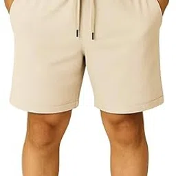 attire zone Men's Regular Fit Cotton Lounge Shorts | Dual Pocket Casual Sleep Shorts | Multicolor (Pack of 1)-picture-17