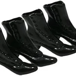 CALANDIS™ 2x2Pairs of Plastic Dolls Ankle Boot Shoes for 1/12 Woman Figures Accs Black | Modern | Clothes & Accessories | Dolls-picture-29