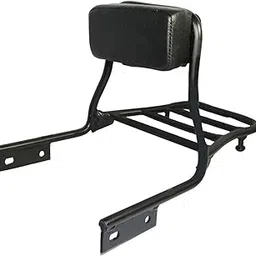 Yash Enterprises Rear Passenger Backrest with Carrier Black for - Royal Classic 350/500cc-image-50