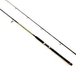 Pioneer Fishing Fire Light Weight Fiber Glass Spinning Fishing Rod Suitable for Saltwater and Freshwater (8 ft)-image-61