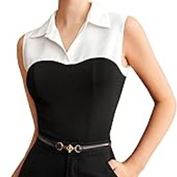 rare Women Shirt Collar Solid Regular Fit Shirt Style Top-picture-19