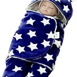 NAMAN Star Printed Baby Wrap Wearable Blanket Swaddle for New Born | All Season | 0-6 Months | Sleeping Bag |Multipurpose Comforter for Baby Boys and Girls-picture-26