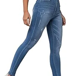 miss chase Women's Skinny Fit High Rise Regular Length Stretchable Denim Jeans-picture-50