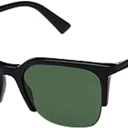 diesel Solid Browline/Clubmaster Women Square Non-Polarized Sunglasses -(Dl5261 001 51 S |51| Green Color Lens), Small-picture-24