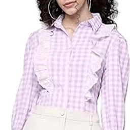 freehand by The Indian Garage Co Women Regular Fit Textured Long Shirt-picture-40