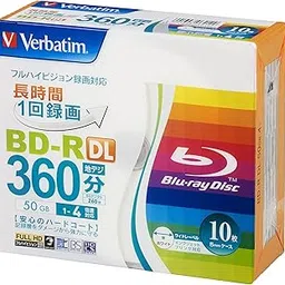 Verbatim Mitsubishi 50GB 4x Speed BD-R Blu-ray Recordable Disk 10 Pack - Ink-jet printable - Each disk in a jewel case-picture-49