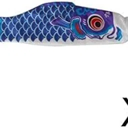 HEAVENGLOW 6x55-150cm Various Japanese Windsock Carp Koi Nobori Sailfish 100cm Blue-image-20